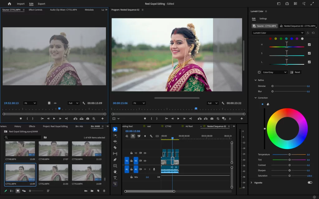 Before After Result of Colour Grading